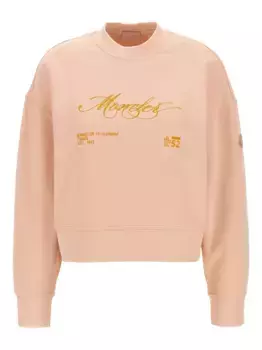Толстовка с вышивкой MONCLER, розовый