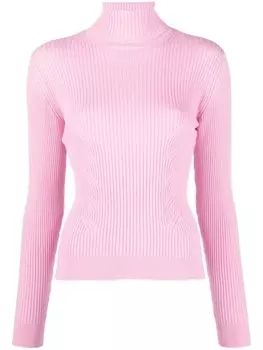 Толстовка с высоким воротником MOSCHINO JEANS, розовый