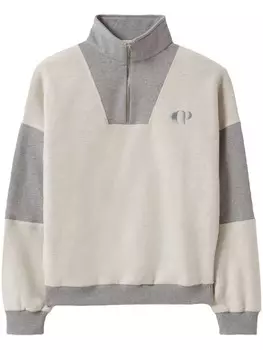 Толстовка с высоким воротом на молнии Claudie Pierlot, серый