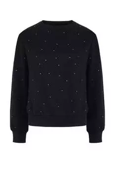 Толстовка с заклепками Nocturne, черный