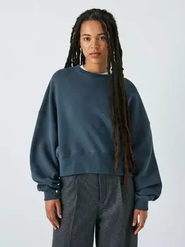 Толстовка с заниженными плечами Willow SOEUR, шиферно-серый