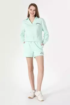 Толстовка с заниженными рукавами Colin'S, зеленый