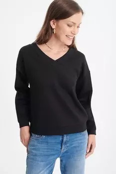 Толстовка с заниженными рукавами и остроконечным воротником Greenpoint, черный