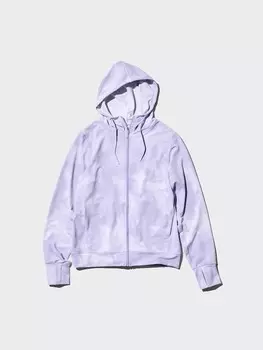 Толстовка с защитой от ультрафиолета airism Uniqlo, 71 фиолетовый