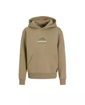 Толстовка с застежкой-молнией для мальчиков Jack & Jones, коричневый