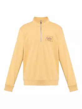 Толстовка с застежкой-молнией на половину длины X Lee Paul Smith, желтый