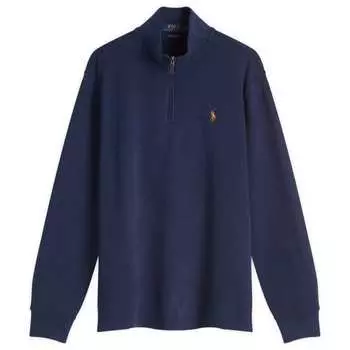 Толстовка с застежкой-молнией на половину длины Polo Ralph Lauren, синий