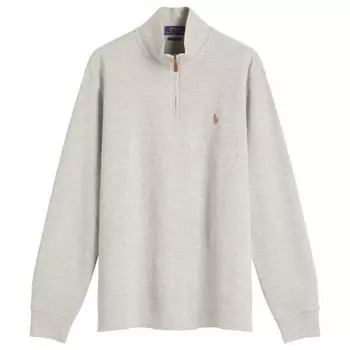 Толстовка с застежкой-молнией на половину длины Polo Ralph Lauren, цвет andover heather