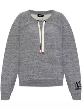 Толстовка с завязками DSQUARED2, серый