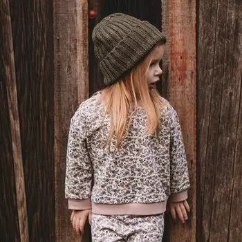 Толстовка с зимними цветами ANTEBIES