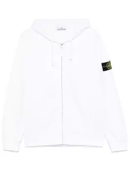 Толстовка с значком компаса Stone Island, белый