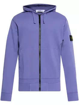 Толстовка с значком компаса Stone Island, фиолетовый