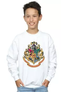 Толстовка с золотыми чернилами и гербом Хогвартса Harry Potter, белый
