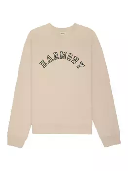 Толстовка Sael Varsity с круглым вырезом Harmony, цвет cream