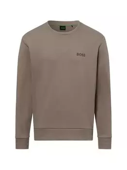 Толстовка salbo с зеркалом Boss Green, коричневый