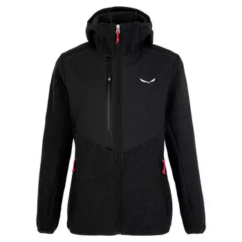 Толстовка Salewa Feadia Alpine Wool, черный