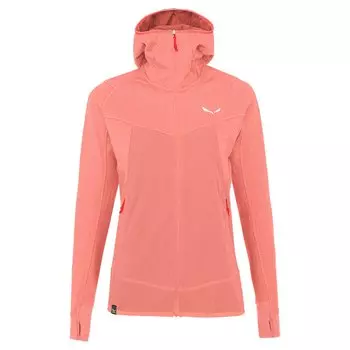 Толстовка Salewa Puez Hybrid Polarlite Hooded, розовый