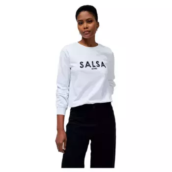 Толстовка Salsa Jeans Embroidered Branding, белый