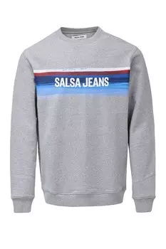 Толстовка Salsa Jeans, пятнистый серый