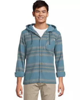 Толстовка Salty Crew Outback Hooded Flannel, цвет Steel Blue