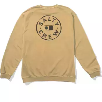 Толстовка Salty Crew Watermark vintage, коричневый