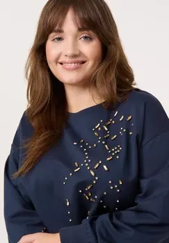 Толстовка Samoon, темно-синий