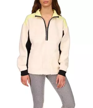 Толстовка Sanctuary, Fireside 1/2 Zip Sherpa Popover Sweatshirt