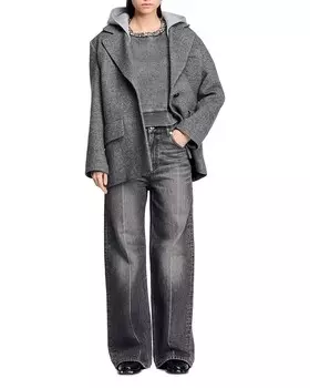 Толстовка Sandro Geode, серый