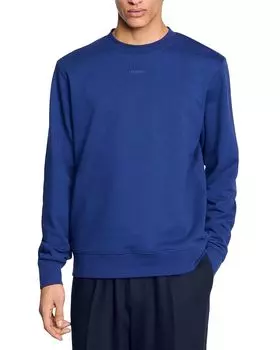 Толстовка Sandro Logo Regular Fit, синий