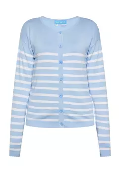 Толстовка SANIKA Cardigan, цвет HELLBLAU WEISS