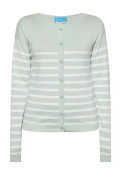 Толстовка SANIKA Cardigan, цвет MINZE WEISS