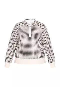 Толстовка SANIKA, черный/белый