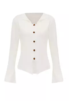 Толстовка SANIKA Strickjacke, белый