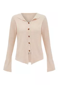 Толстовка SANIKA Strickjacke, бежевый