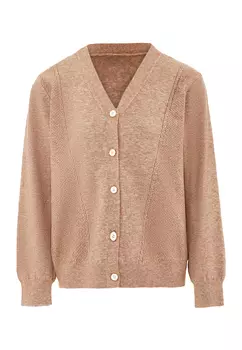 Толстовка SANIKA Strickjacke, бежевый