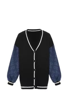 Толстовка SANIKA Strickjacke, черный