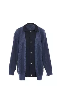 Толстовка SANIKA Strickjacke, цвет Denim Blau