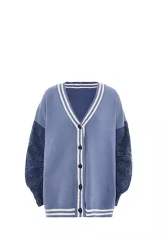 Толстовка SANIKA Strickjacke, цвет Denim Wollweiss