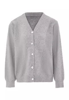 Толстовка SANIKA Strickjacke, цвет Grau Melange