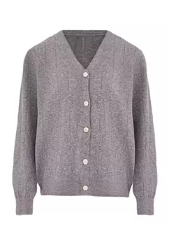 Толстовка SANIKA Strickjacke, цвет Grau Melange