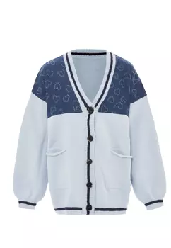 Толстовка SANIKA Strickjacke, цвет Hellblau Marine