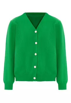 Толстовка SANIKA Strickjacke, зеленый