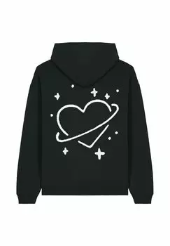Толстовка SATURN BACK PRINT UNISEX HEAVYWEIGHT - Hoodie Mira Paris, черный