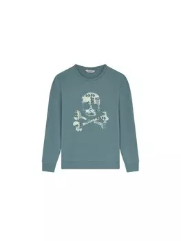 Толстовка Scalpers, цвет Petrol/Jade/Pastel green