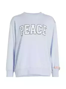 Толстовка Scarlett Peace с круглым вырезом Big Feelings, синий