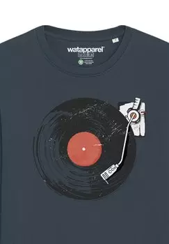 Толстовка SCHALLPLATTE watapparel, антрацит