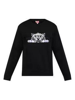 Толстовка «Счастливый тигр» Kenzo, черный