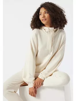 Толстовка Schiesser Hoodie, кремовый