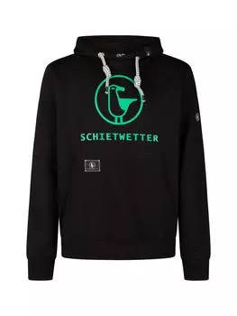 Толстовка SCHIETWETTER, цвет black/neongreen
