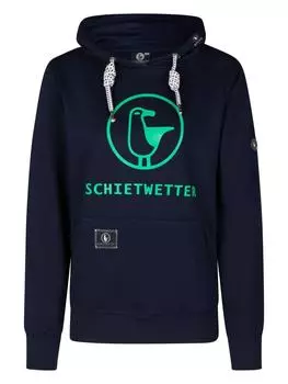 Толстовка SCHIETWETTER, цвет navy/neongreen